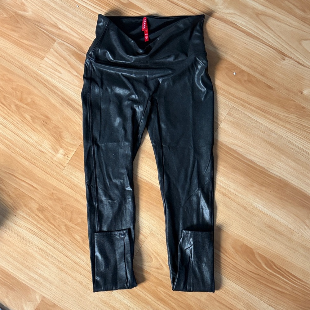 Spanx faux leather leggings